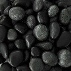 FLUSSKIESEL 20-60mm 1kg SCHWARZ Kieselsteine Dekosteine Natursteine