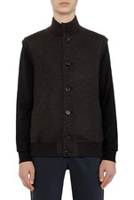 Loro Piana cashmere carry vest waistcoat button up gilet blouson jacket coat new L