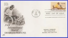 USA5 #1925 ADDR ARTCRAFT FDC   International Year of the Disab