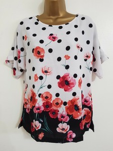 wallis polka dot top