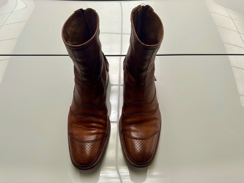 Belstaff Stiefeletten / Boots Townmaster 1955 Herren Leder Gr. 43 cognacfarben - Bild 3 von 9