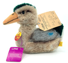 Steiff Tulla Duck 1976 Archive Werkmuster ID Tags 15cm 6in Plush Squeaker Vtg