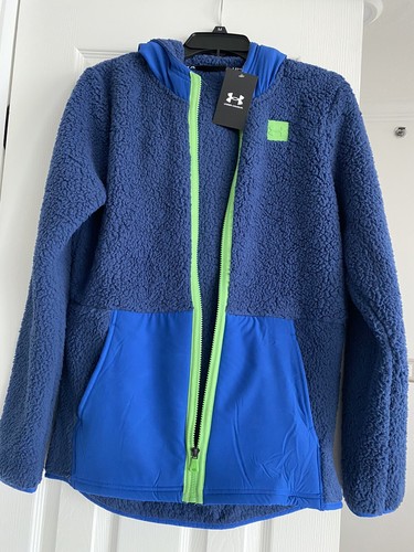 Giacca con cappuccio Under Armour Sherpa zip intera GIOVENTÙ XL - Foto 5 di 9