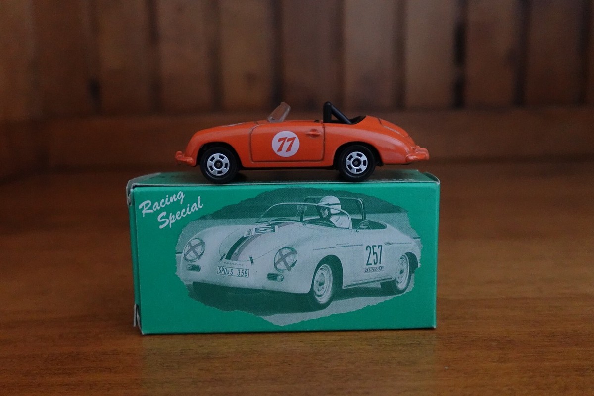 ミニカー TOMY F9 PORSCHE 356 SPEEDSTER Vintage Tomica No.F9 Porsche 356 Speedster 1/59 Red Tomy