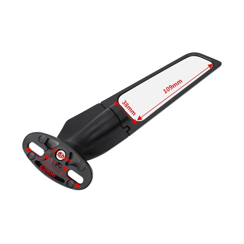 Espejo retrovisor moto para YAMAHA YZF R6 R25 R3 R125 R15 BMW S1000RR ZX10R ZX9R ZX7R Foto 3 de 4