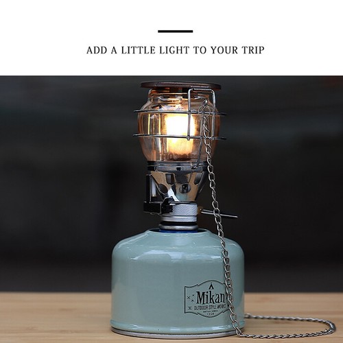 Portable Camping Gas Lantern Hanging Butane Gas Lamp Torch Glass Medium - Picture 10 of 10