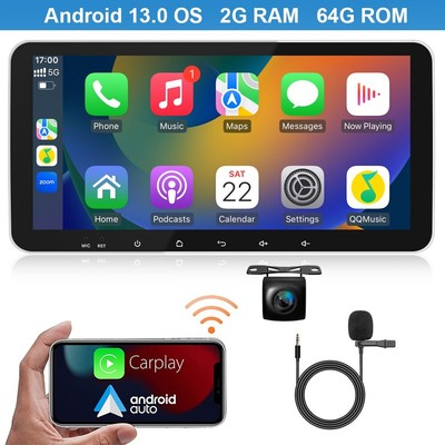 10.6'' Android 13 Car Stereo Radio GPS NAVI WIFI For Chrysler 300C 2007 -2010+cam