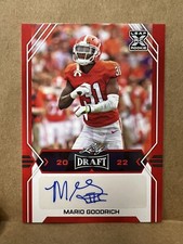 2022 Leaf Draft Mario Goodrich Auto #BA-MG1 Philadelphia Eagles NFL