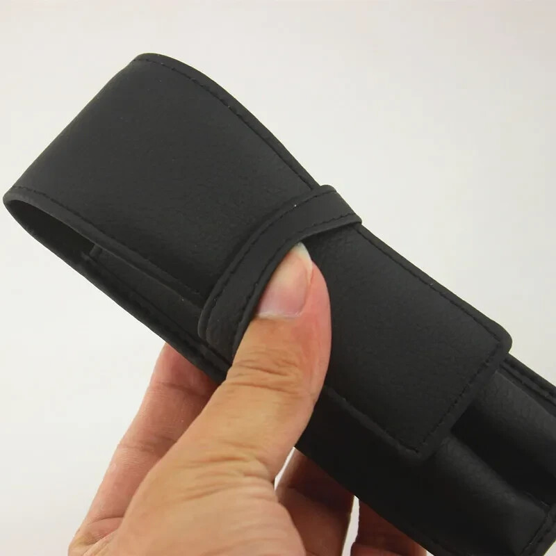 Compatible Leather Pen Pouch Case for Cross Pelikan Parker MONTBLANC Pen Pencil