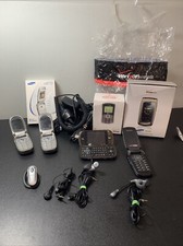 Old Verizon phone lot Samsung A670 Such-u550 Lg Octane Head Set
