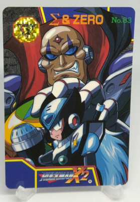 Mega Man X2 Rockman X2 Sigma Zero Bandai Carddass No.83 Japanese