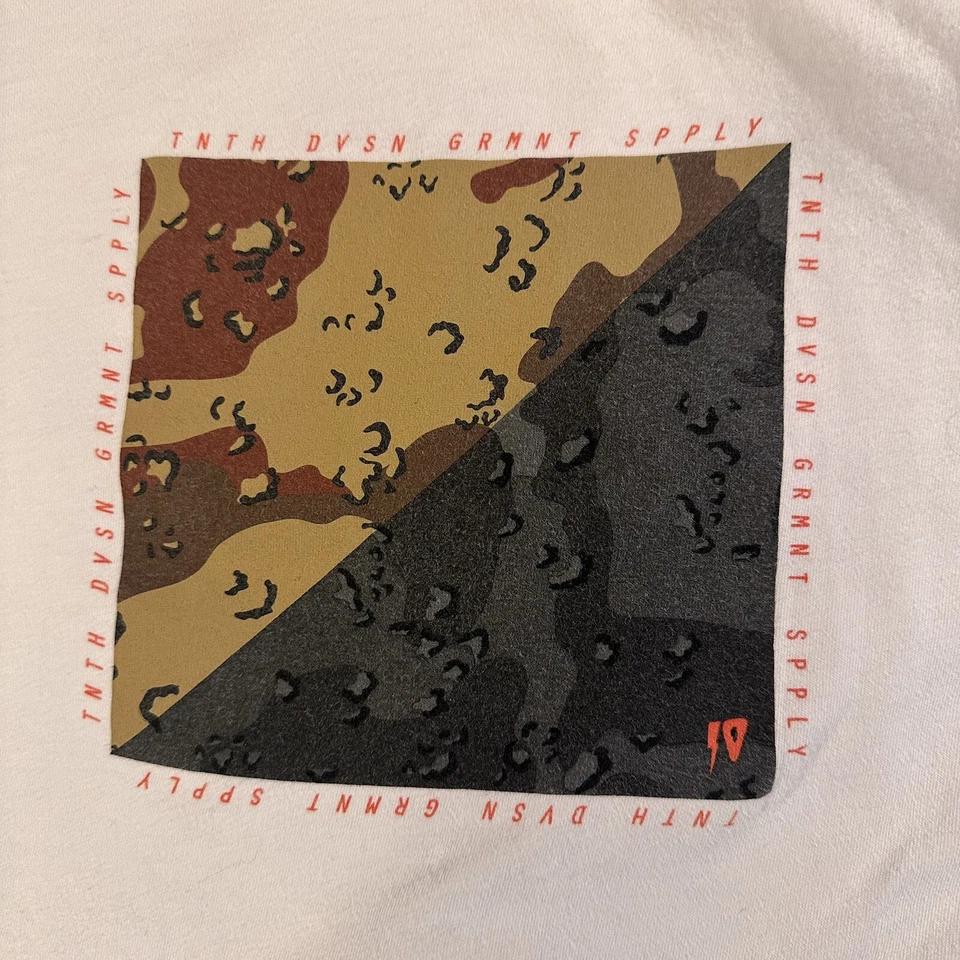 Camiseta Camuflada Camiseta Táctica Manga Corta Militar Ejército 10 Profundo Talla Grande Foto 3 de 4