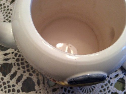 Taste Setter teapot Les Artisans couple breakfast whimsical ceramic 3D - Picture 9 of 10