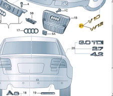 Calandre Audi A8
