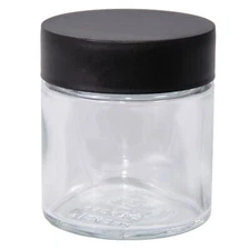 4 oz Glass Straight Sided Jars With Child Resistant Screw Top Lid