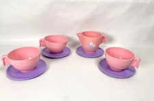 Vintage Fisher Price 1982 Tea Set Pieces Lot of 8