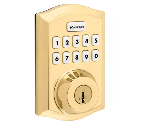 Kwikset Home Connect 620 Z-Wave Smart Lock, Vivint Compatible, Brass
