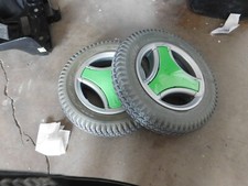 Pair of Flat Free PR1MO Drive Wheels PERMOBIL Power Wheelchair 90 TREAD