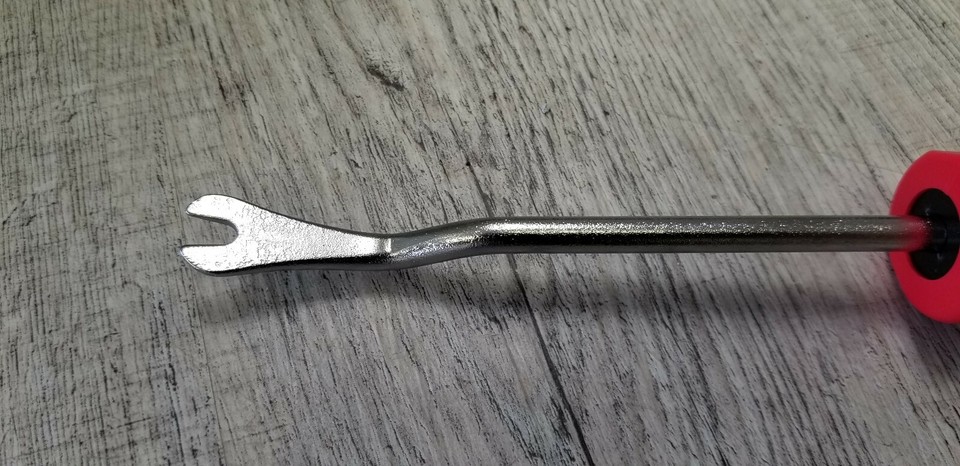 New Snap-On Trim Pad Clips Removal Fork Tool RED & BLACK Soft Handle ...