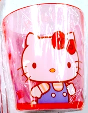 Hello Kitty SANRIO DAISO, NEW Pink Cup, Φ 78 x H 85 ㎜, 260 ㎖, Unopen ＆ Unuse