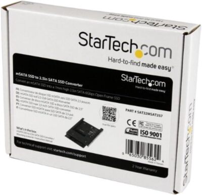 StarTech.com mSATA SSD auf 2,5 Zoll SATA Adapter / Konverter