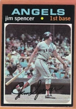 1971 TOPPS BASEBALL JIM SPENCER #78 ANGELS EX+ *83965
