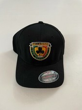 Gallaghers Long Beach California Flexfit Black Baseball Hat Size S/M