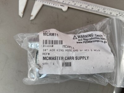 Mcmaster Carr / Dixon MCAM11 1'' Air King Hose End w/AC1 & ACL8