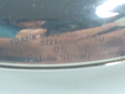 Posavasos de plata de ley 925 vintage Frank M Whiting Co. - Imagen 6 de 8