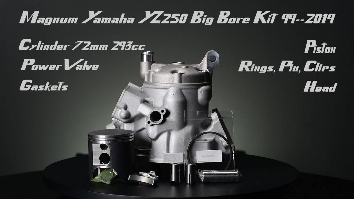 99-25 YZ250 2-Stroke 72 mil 293cc Big Bore Cylinder Piston