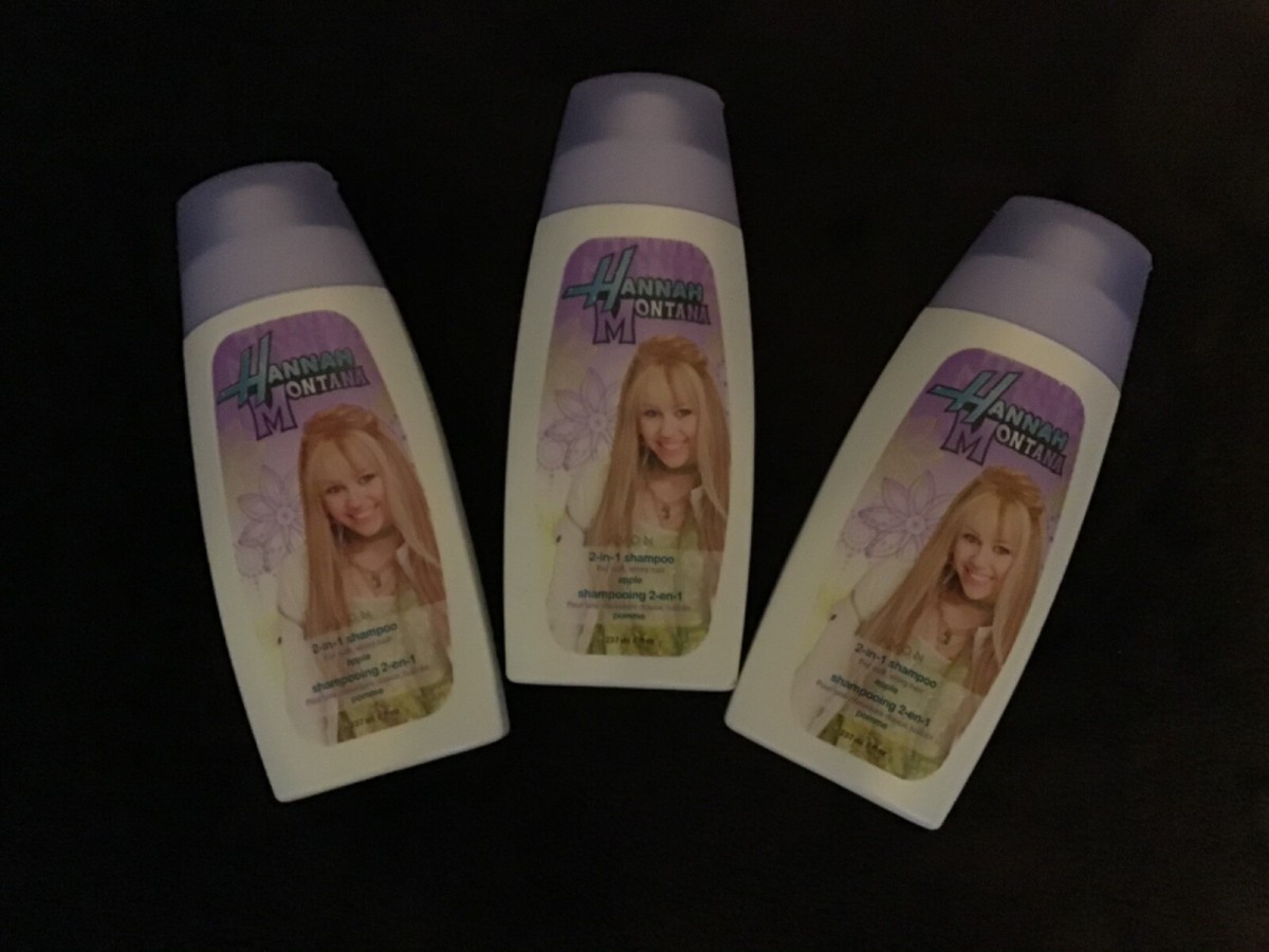 Avon Hannah Montana lot 3 piece Bundle Shampoo Conditioner 2-in-1