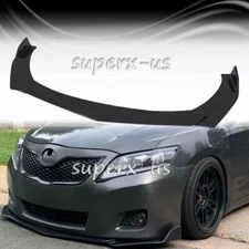 Glossy Black Front Bumper Lip Spoiler Kit For Toyota For Camry SE XSE 2001-2021