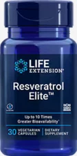 Life Extension Resveratrol Elite 167 mg 30 VegCaps