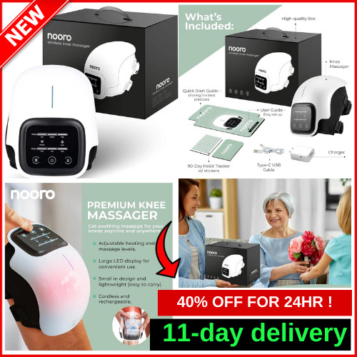 Massager For Knee Pain Heated Warmer Massage Equipment For Home Office - Gift