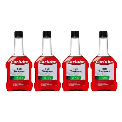 Carlube Benzinaufbereitung maximale Effizienz des Kraftstoffsystems reduziert Emissionen 300 ml x4