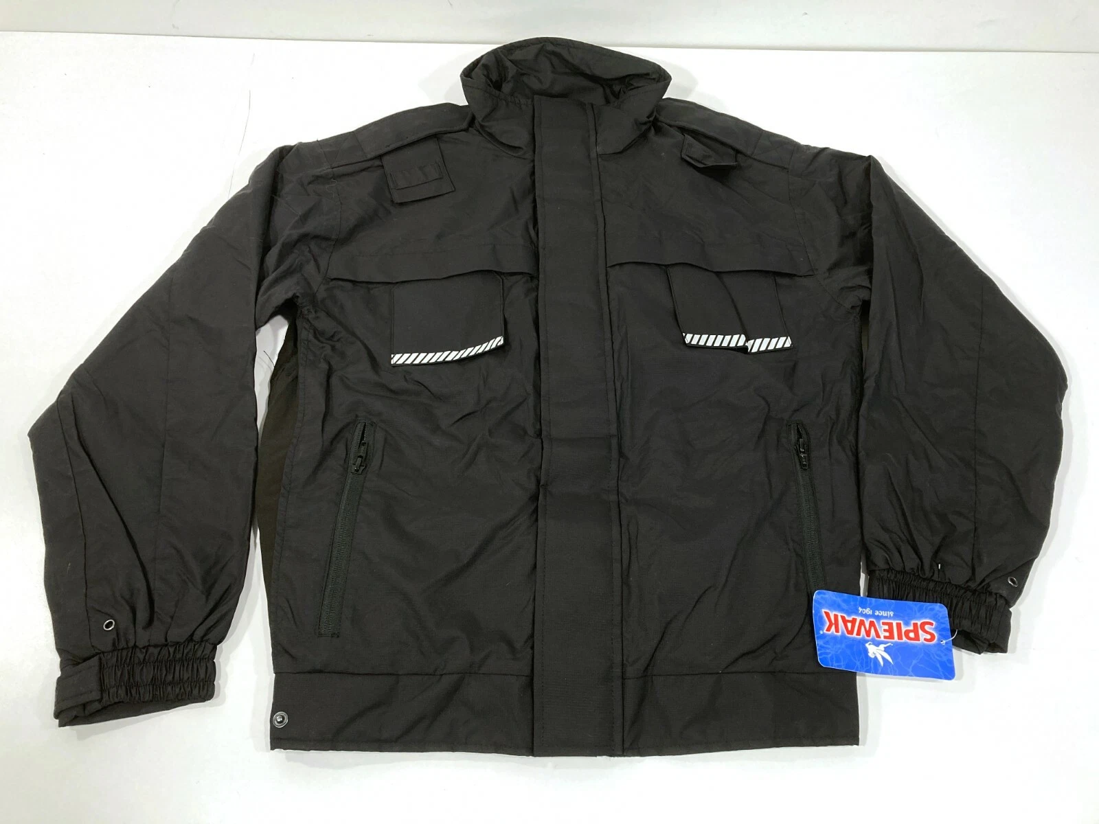 SPIEWAK 4XL REG S3818 WATERPROOF WEATHERTECH SYSTEMS DELUXE DUTY JACKET BLACK