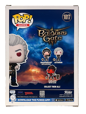 FUNKO POP ASTARION BALDUR'S GATE w/ KNIFE EARLY RELEASE IN HAND