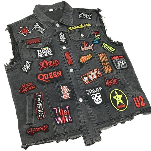 27pcs/lot Music Rock Band Patches Clothes Diy Iron on Embroidered Patches - Picture 17 of 24