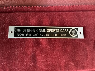 Christopher Neil Sports Cars - Northwick - Lotus - TVR - Suppliers Dashboard Badge