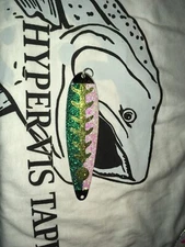 High Percentage Salmon Trolling Spoon With Hyper Vis Tape Not Paint 4 3/4”