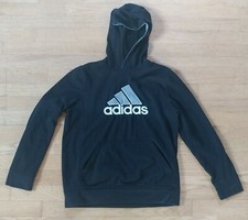 Adidas Boy's Black  Gray Hoodie Size Large 14-16