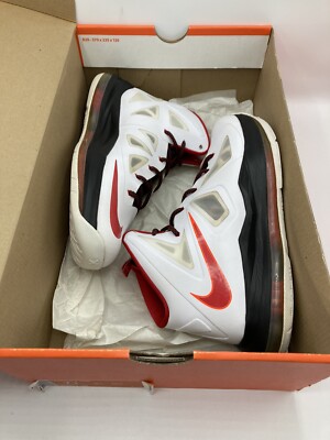 lebron 10 white and red