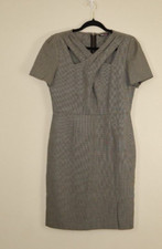 Shapesational ultimate shaping gray short sleeve dress, size 8
