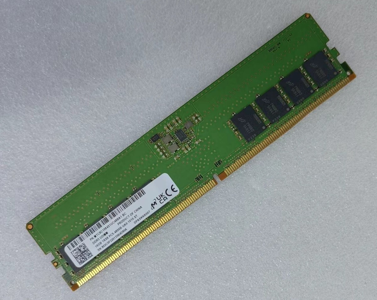 Micron UDIMM DDR5-4800 16GB×1 7643636346__81436.1745585249.