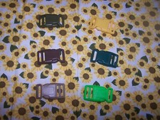 Wet Nose Designs Sunshine Day Dog Collar Sunflowers on White Fall COLOR Buckle