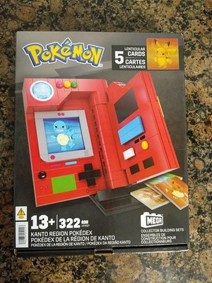 Mega Construx Pokemon Kanto Region Pokedex Light Up Building Set Sealed/NEW