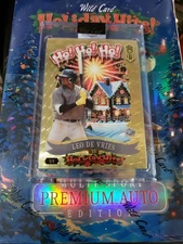 Leo De Vries True 1/1 Gold Vinyl Ho!Ho!Ho! 2025 Holiday Hits