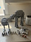LEGO STAR WARS AT AT (2014) Snowspeeder (2014) and AT ST (2016) Lot