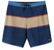 O'Neill Men's Lennox Scallop 19" Boardshorts - 4-Way Stretch Swim Trunks, Navy