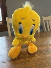 VTG Tweety Bird Looney Tunes Plush Warner Bros Play By Play 9.5  1996 Stuffed
